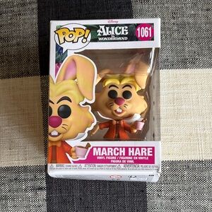 NIB Funko March Hare Vinyl Figure - Yellow, Pink, Orange
